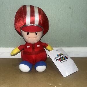 Pit Crew Toad Plush Universal Studios Hollywood Super Nintendo World